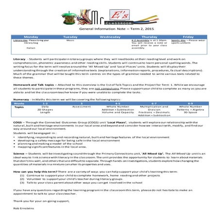 Homework overv term 2iew