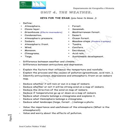 Homeworks 4 Weather and climate | PDF