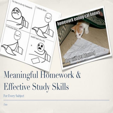 Homework study strategies for every classroom