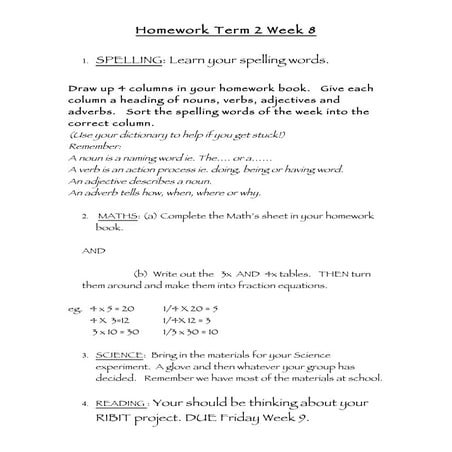Homework Term 2 Week 5 Doc