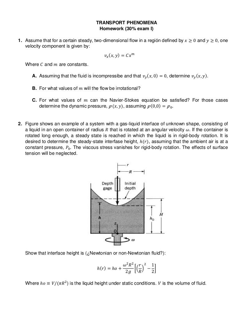 Transport phenomena solution pdf picture