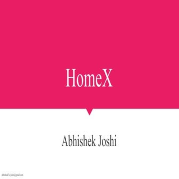 HomeX Product Demo | PPT