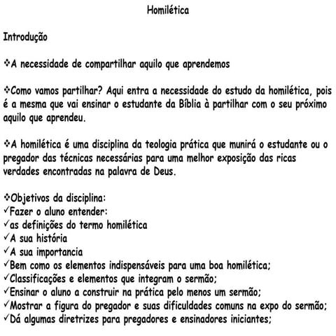 Homilética etecam