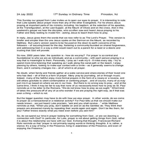 Homily - 17th Sunday in OT.docx