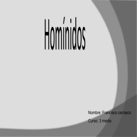 Hominidos