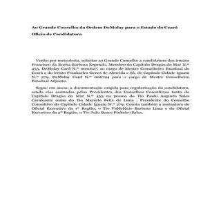 Homologação de candidatura   gabine...