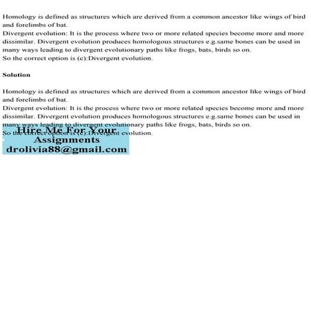 Homology is defined as structures which are derived from a common an.pdf