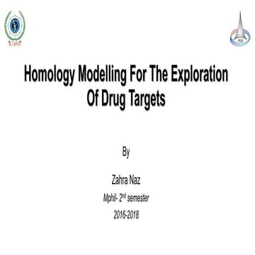 Homology modelling for the exploration of drug targets