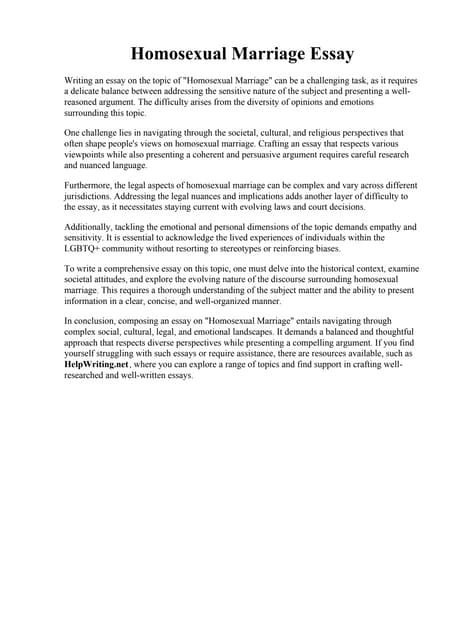 Tribute To Jim Boushay PDF - Homosexualmarriageessay 240207185619 Cc9bb368 Thumbnail 