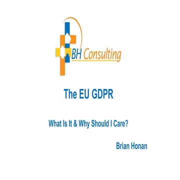 An Essential Guide to EU GDPR