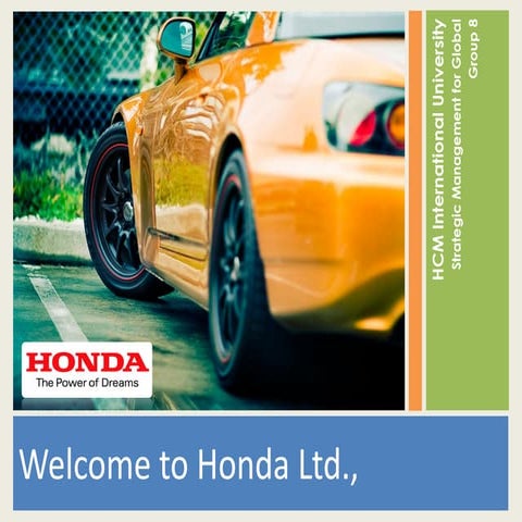Honda Strategy