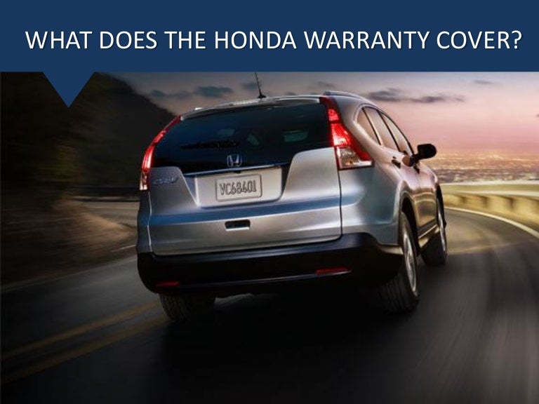 What Does the Honda Warranty Cover?
