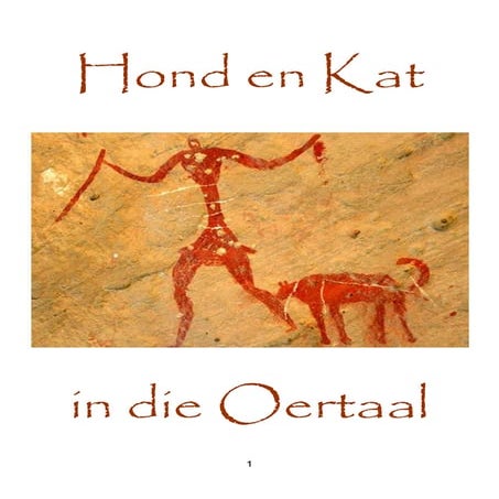 Hond en kat in die oertaal