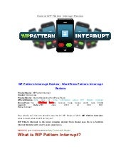 [GET] Honest wp pattern interrupt r...