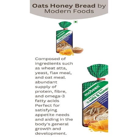 Oats Honey Bread by Modern Foods, get more info | PDF