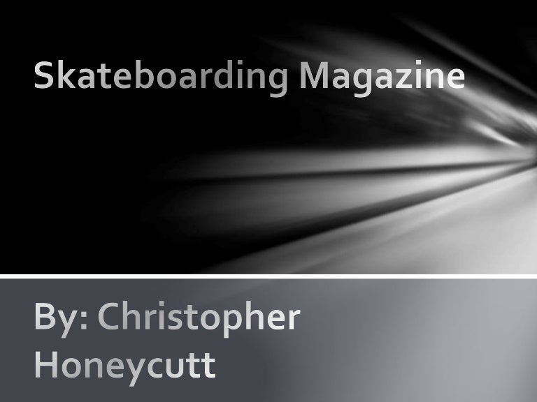 Skateboard Powerpoint