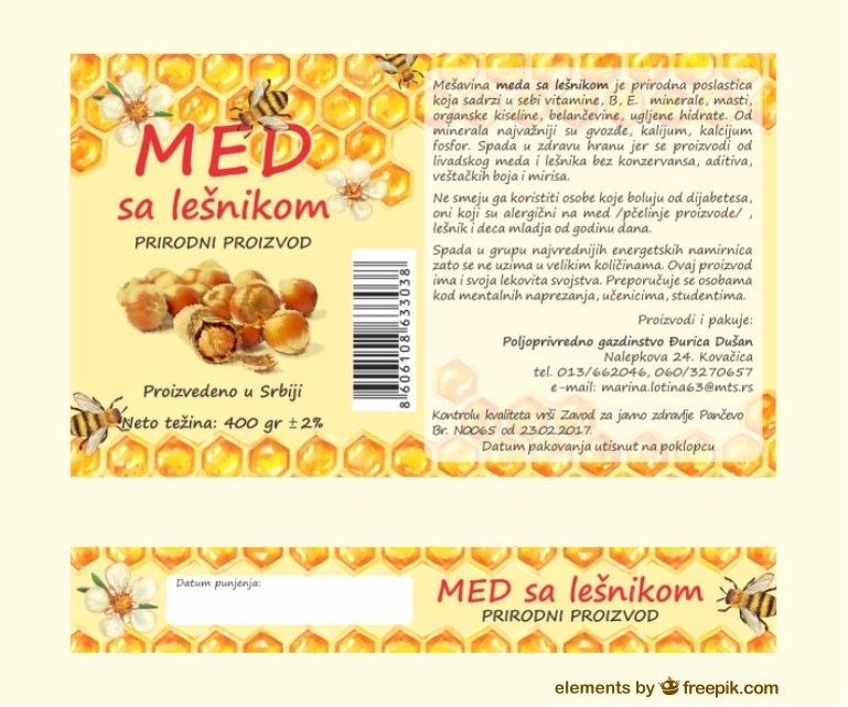 Honey label