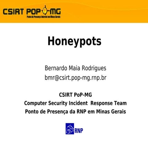 Honeypots: Visão Geral
