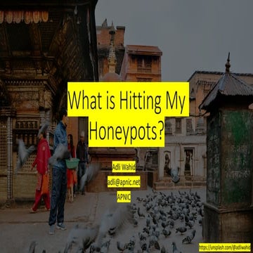 Threat Con 2021: What's Hitting my Honeypots