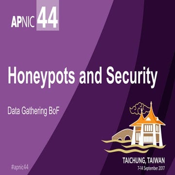 Honeypots and Security