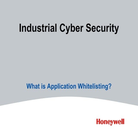 Industrial Cyber Security: What is Application Whitelisting?