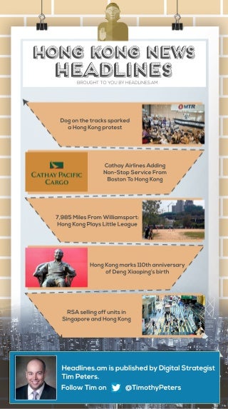 HONG KONG NEWS - AUGUST 23, 2014