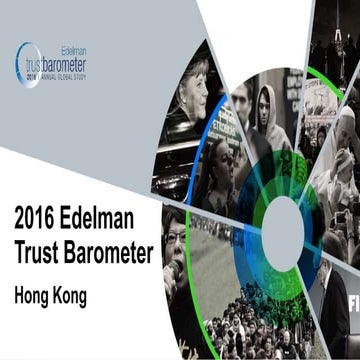 2016 Edelman Trust Barometer Hong Kong