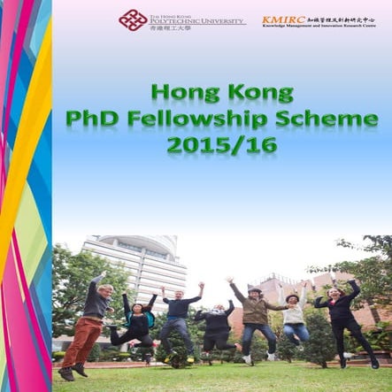 Hong Kong PHD Fellowship Scheme, 2015/16