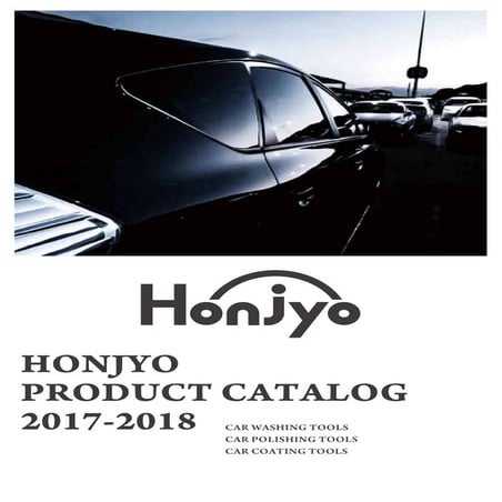Honjyo Catalog 2018