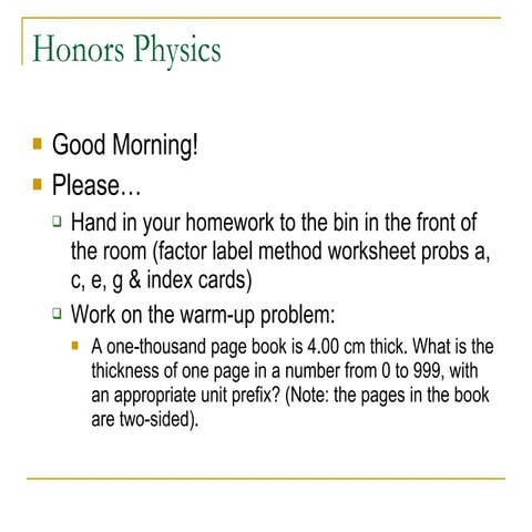 Honors methods of motion