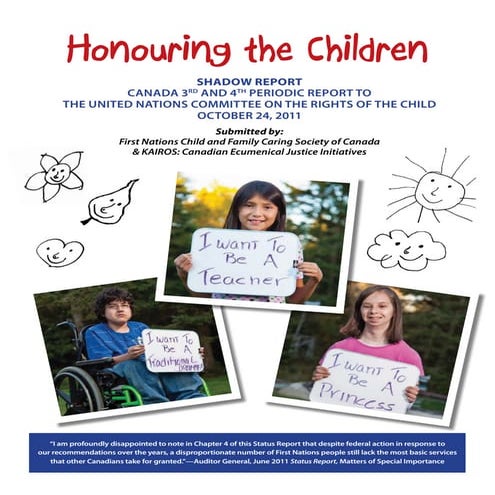 Honouring the Children