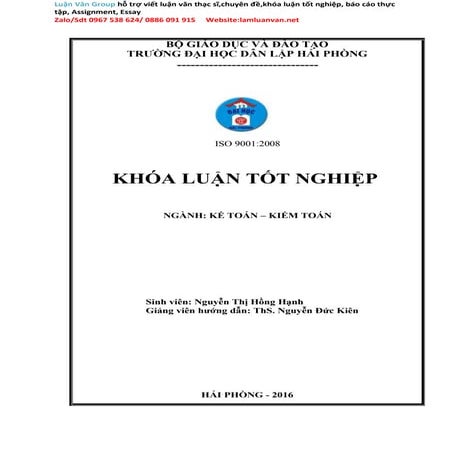 Khóa luận 4 Hoàn thiện tổ chức kế toán chi phí sản xuất và tính giá thành sản...