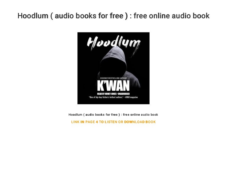 Hoodlum Audio Books For Free Free Online Audio Book Hoodlum Audio Books For Free Free Online Audio Book