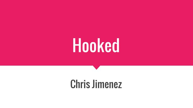 Hooked - How to build habit forming products 