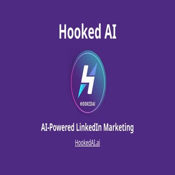 AI-Powered LinkedIn Marketing - Hooked AI