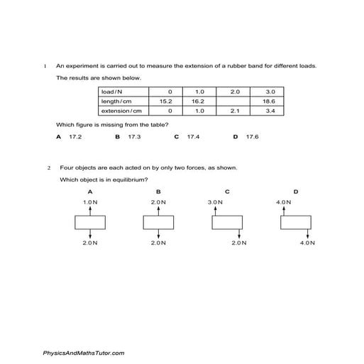 Hooke's Law (Multiple Choice) QP.pdf