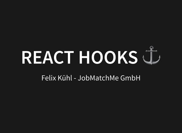 Deep Dive into React Hooks