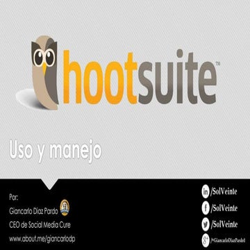 Uso y manejo de Hootsuite