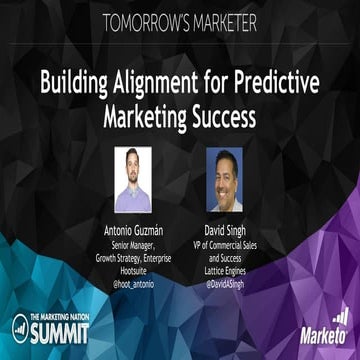 Building Alignment for Predictive Marketing Success 