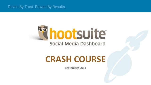 Hootsuite Crash Course