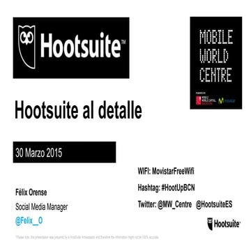HootUPBCN Versiones Móviles de Hootsuite