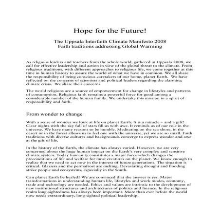 Hope For The Future | PDF