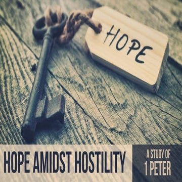 Hope amid hostility