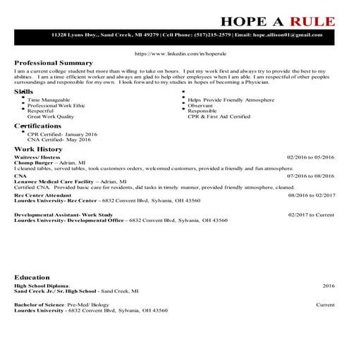 FC Resume | DOCX