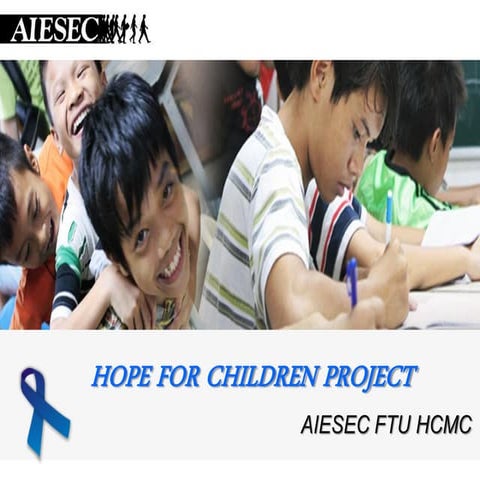 Hope For Children Project - AIESEC FTU HCMC