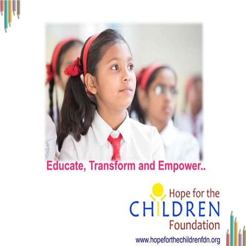 Hope for the children foundation 2017 