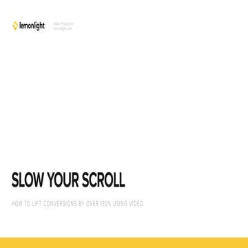 How to Lift Conversions by Over 130% Using Video