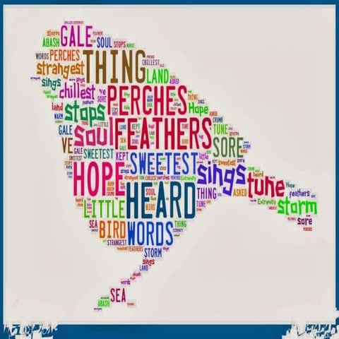 Hope is the thing with feathers
