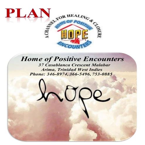 H.O.P.E Plan in flyer form