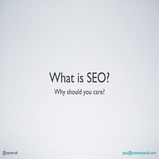 Basic SEO Presentation